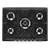 Smeg SR975NGH 5 Burner  69cm Victoria Gas Hob Black