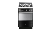 Smeg SUK61MBL8 60cm Dual Fuel Cooker Black