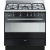 Smeg SUK91MBL9 90cm Dual Fuel Range Cooker with Multifunction Oven and Gas hob, Black Energy rating A