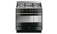 Smeg SUK92MBL9 90cm Dual Fuel Cooker Black