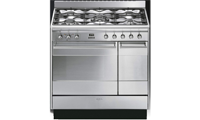 Smeg SUK92MX9 90cm Dual Fuel Cooker Stainless Steel Smeg SUK92MX9 90cm Dual Fuel Cooker Stainless Steel