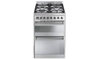 Smeg SY62MX8 60cm Dual Fuel Cooker in Stainless Steel with A/A Energy Rating. Ex-Display Model