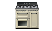 Smeg TR93P 90cm Victoria Aesthetic Dual Fuel Range Cooker - Cream