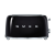 Smeg TSF02BLUK 50s Retro Style 4 Slice Toaster in Black