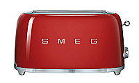 Smeg TSF02RDUK 50s Retro Style 4 Slice Toaster in Red Smeg TSF02RDUK 50s Retro Style 4 Slice Toaster in Red
