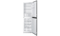 Smeg UKC3170P1 Integrated 50/50 Fridge Freezer with Sliding Door Fixing Kit - White - A+ Rated Smeg UKC3170P1 Integrated 50/50 Fridge Freezer with Sliding Door Fixing Kit - White - A+ Rated