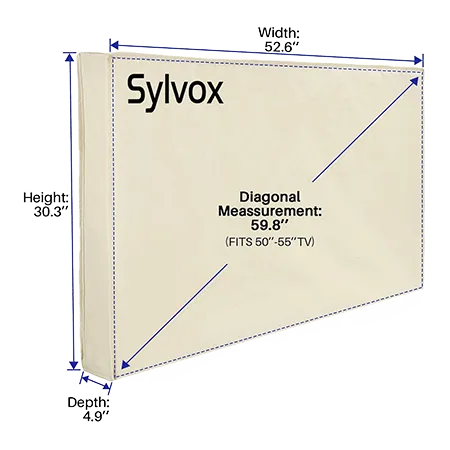 Sylvox OT55A1COVER Waterpoor outdoor TV Cover for 50-55" TVs Sylvox OT55A1COVER Waterpoor outdoor TV Cover for 50-55" TVs