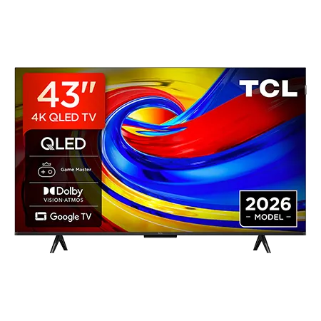 TCL 43P7L-UK 43" 4K HDR QLED Direct LED Google TV