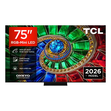 TCL 75RM7L-UK 75" 4K Ultra HD RGB MINI LED Google TV