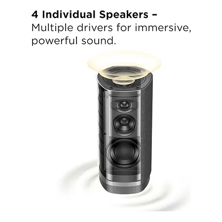 TCL Z100 Metal-UK Wireless Dolby Atmos FlexConnect Speaker - Black