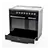Tesla T90DCRCB 90cm Ceramic Range Cooker - Black