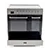 Tesla T90DCRCSS 90cm Professional Ceramic Electric Range Cooker in Stainless Steel