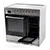 Tesla T90DCRCSS 90cm Professional Ceramic Electric Range Cooker in Stainless Steel