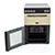 Tesla TMRC60C 60cm Mini Ceramic Range  Electric Cooker  in Cream  Colour
