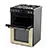 Tesla TMRDF60C 60cm Mini Dual Fuel Range Cooker in Cream Colour