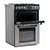 Tesla TMRDF60SS 60cm Mini Dual Fuel Range Cooker in Stainless Steel