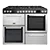 Tesla T100MCDFRCSS 100cm Dual Fuel Range Cooker in Stainless Steel Colour