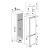 Whirlpool WHC20T321 70/30 Integrated Fridge Freezer