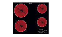 Whirlpool AKT8090LX Ceramic Hob 4 Zones