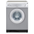White Knight ECO43AS Freestanding 7kg Tumble Dryer Silver Gas Operated