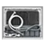 Zanussi ZDM17301SA In Column Compact Dishwasher Silver
