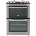 Zanussi ZCV667MX Electric Cooker with Double Oven and 4 Zone Ceramic Hob