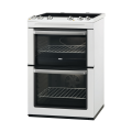 Zanussi ZCV668MW Electric Cooker with Double Oven and 4 Zone Ceramic Hob Zanussi ZCV668MW Electric Cooker with Double Oven and 4 Zone Ceramic Hob