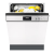 Zanussi ZDI22001XA Semi-Integrated Dishwasher in Stainless Steel
