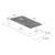 gorenje GTW761UB 75 cm Gas Hob with Cast Iron Pan Supports