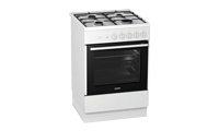 gorenje GI612E17WKA Freestanding 60cm Gas Cooker with A Energy Rating - White. Ex-Display Model gorenje GI612E17WKA Freestanding 60cm Gas Cooker with A Energy Rating - White. Ex-Display Model
