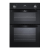 newworld NW901DOPBLK 90cm Electric Double Oven Black with Programmer