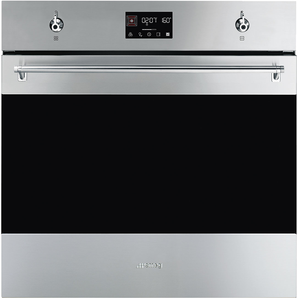 smeg SOP6302TX 60cm Pyrolytic Electric Double Oven Stainless Steel