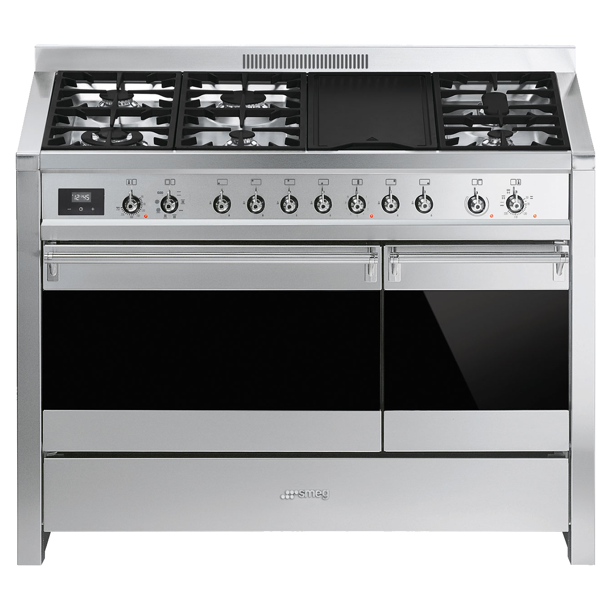 smeg A381, 120cm Dual Fuel Range Cooker Stainless Steel B/B Rated